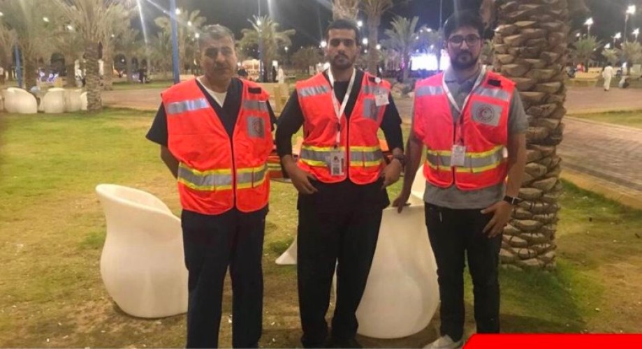الهلال الأحمر السعودي يشارك في مهرجان الجوف حلوة 1440هـ