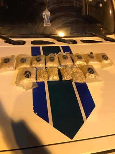 يقظة أمن الطرق بالشمال  تطيح  بمواطن بحوزته أكثرمن 11الف حبة مخدرة