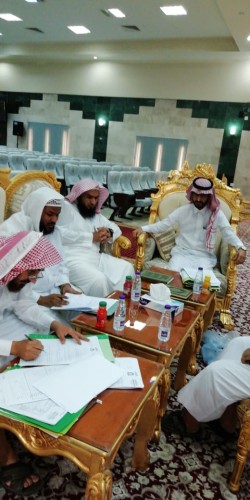 لجنة مقابلة الخطباء في فرع الوزارة بجازان