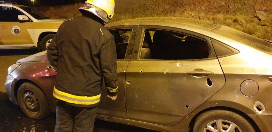 إصابة 5 أشخاص بينهم امرأة إثر سقوط شظايا الطائرة بدون طيار التي دمرها الدفاع الجوي (صور)