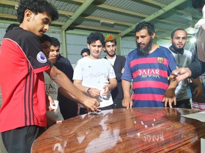 إجراء قرعة دوري الـ 16 لبطولة البلاي ستيشن لسن 18 فما فوق بنادي الحي بمجمع آل مشحنة