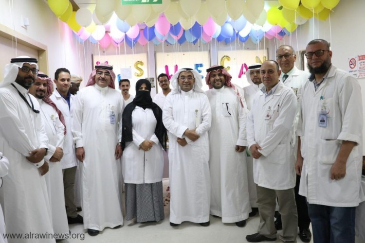 مستشفى الملك فهد العام بالمدينة يحتفي بمرور عام على نجاح اول عملية زراعة خلايا جذعية .