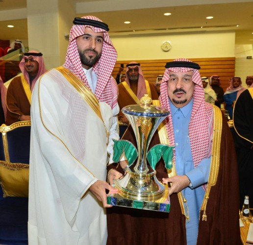 أمير منطقة الرياض يرعى الحفل السنوي لسباق الخيل على كأسي خادم الحرمين الشريفين فئة (1)