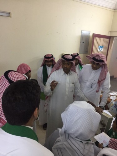 طلاب مدرسة الطاهرية يزورون فرع وزارة المياه بضمد