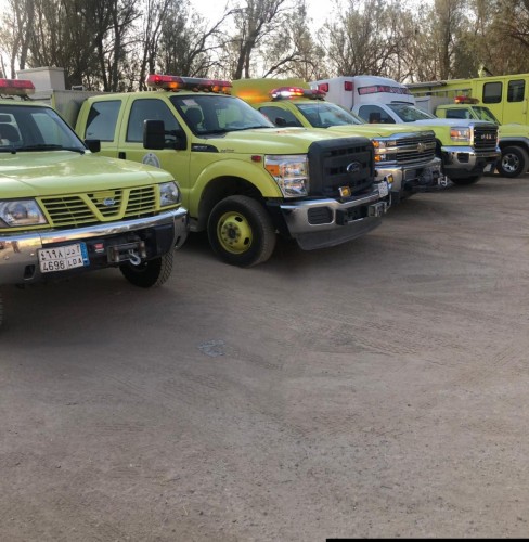 مدني بريدة يباشر حريق في مستودع منظفات بـ حي النقع.