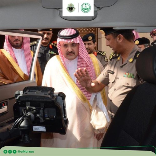 محافظ جدة يدشّن دوريات الرصد الآلي المتحرك المزودة بالأجهزة الذكية (فيديو وصور)