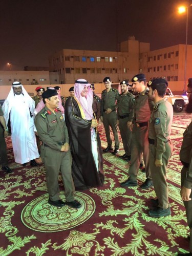 أمير محافظة حفر الباطن يزور الإدارة العامة للدفاع المدني بالمحافظة