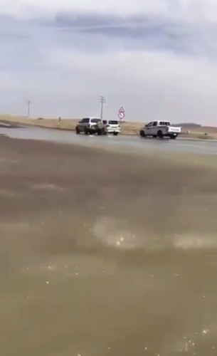 افراغ سد محافظة الحائط يثير استغراب الأهالي