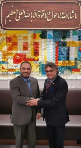 الدكتور الراجحي يلتقي رئيس اللجنة الدبلوماسية في المانيا