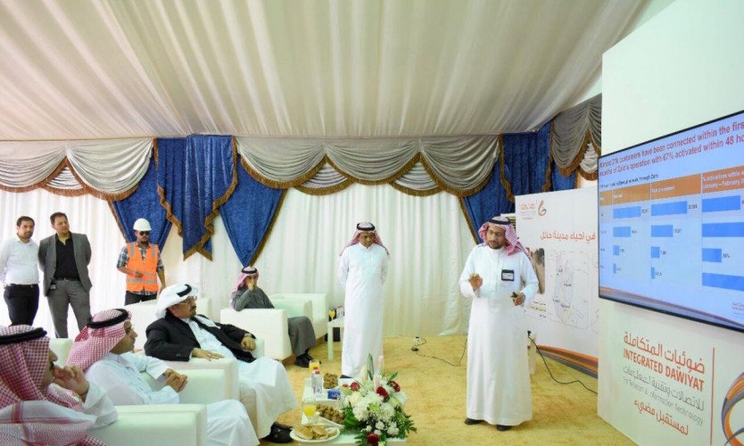 ضوئيات المتكاملة” توصل الألياف الضوئية لـ 11958 منزلاً في حائل