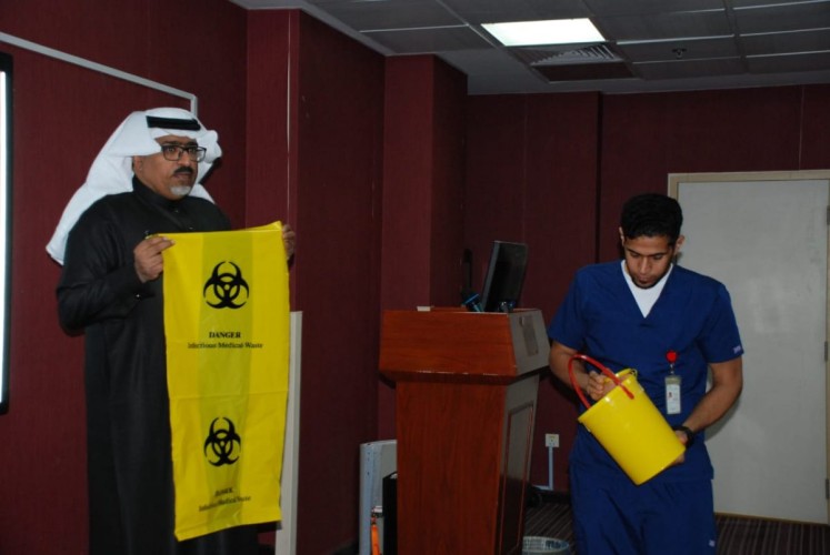 تهيئة المتدربين الجدد في مستشفى الفيصل بالاحساء بمحاضرة إرشادية