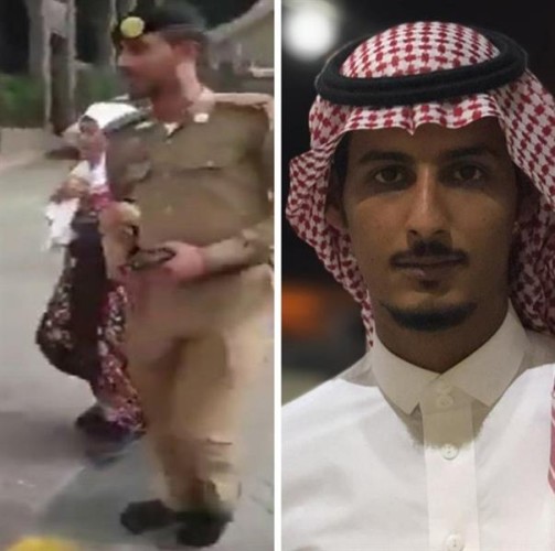 رجل الأمن الذي أعطى حذاءه لمعتمرة: خدمة ضيوف الرحمن واجب ديني.. ولم أعلم بالتصوير