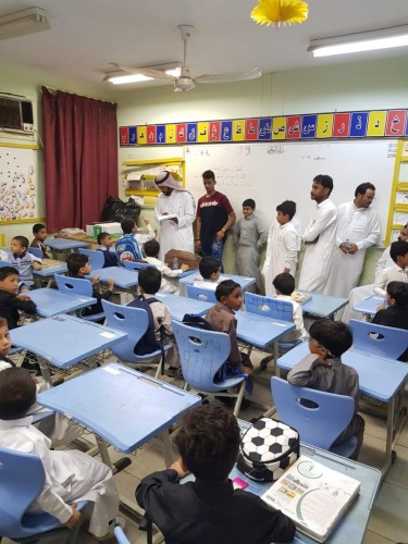 اختتام فعاليات برنامج الأسبوع التمهيدي بمدرسة أنس بن مالك الابتدائية