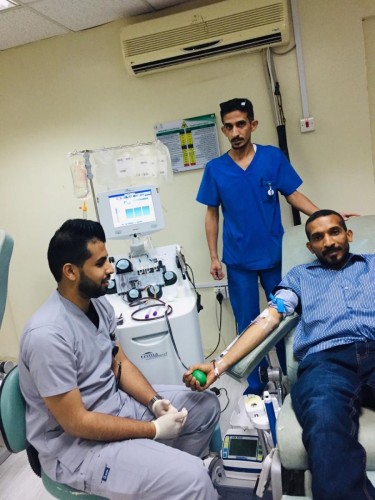 “صحة القريات” تعلن عن وصول أجهزة متطورة لبنك الدم المركزي بالقريات