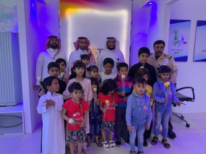 اتصالات الجوف تستضيف الجمعية الخيرية للأيتام