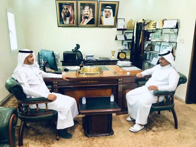 رئيس بلدية صامطة يستقبل مدير إدارة المساجد بالمحافظة