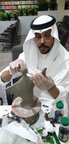 ختام ورشة الخزف بأدبي جدة