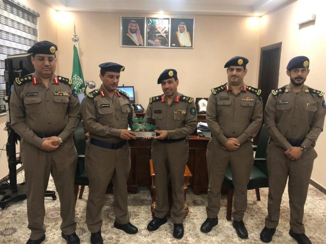 مدني القصيم يكرم الإدارة العامة للدفاع المدني بمدينة بريدة