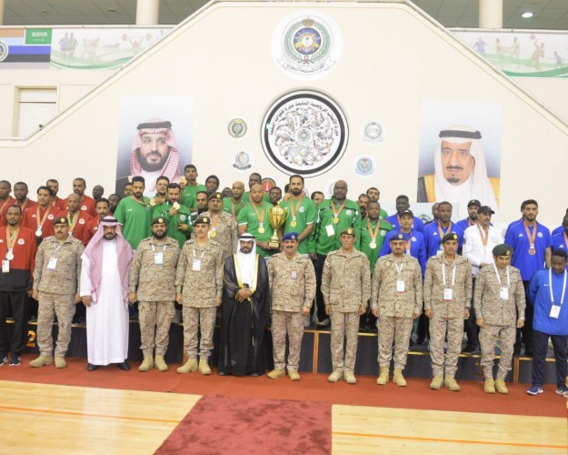 القوات البرية تتوج ببطولة كرة السلة في دورة الألعاب الرياضية الـ17 للقوات المسلحة