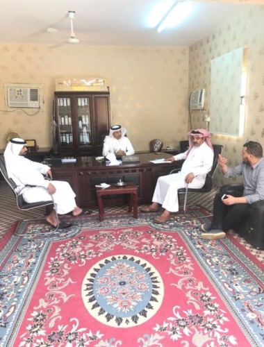 رئيس مركز طلعة عمار يستقبل رئيس بلدية زلوم