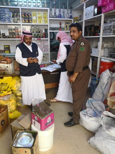 اللجنة الوطنية لمكافحة التبغ بجازان تنفذ جولاتها التفتيشية بمحافظة المسارحة