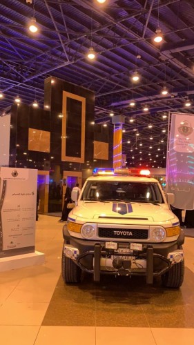 أمن الطرق بالمنطقه الشرقيه تفتتح معرضها بمجمع العثيم التجاري بالدمام