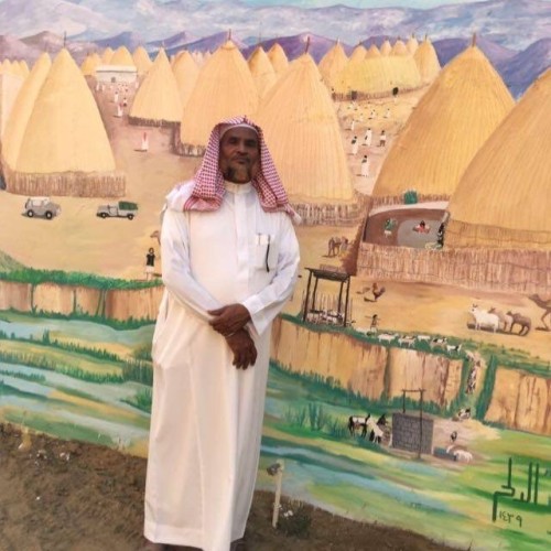 بالصور .. في بادرة جميلة .. قروب الحب والوفاء ببيش يكرمون الفنان التشكيلي قالب الدلح