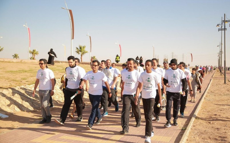 صحة حفر الباطن تطلق فعالية الحملة التوعوية للمشي