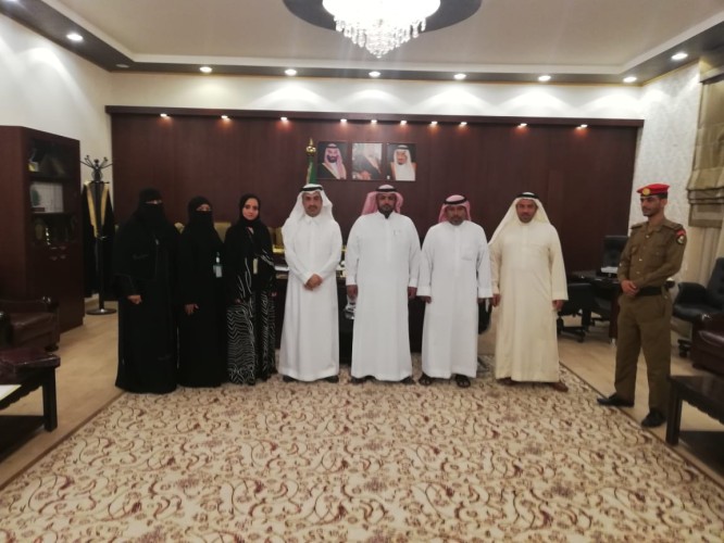محافظ الجموم يستقبل مديرة التثقيف الإكلينيكي بمكة المكرمة