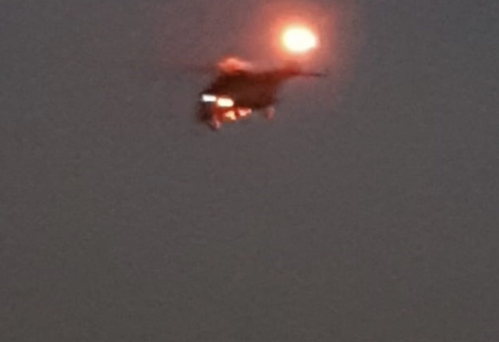 طيران الأمن ينقذ محتجزين حاصرهم سيل وادي الليث