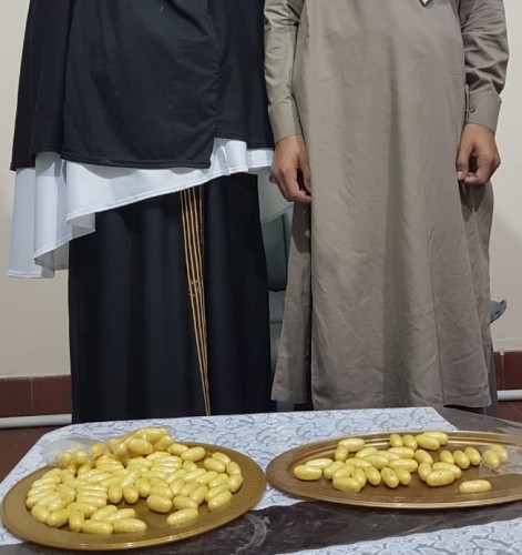 جمرك مطار الملك عبدالعزيز يحبط 5 محاولات لتهريب كمية من “الهيروين” “والشبوا” (صور)