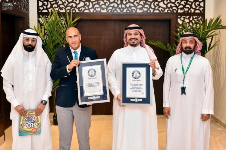 بـ 13 ألف مطية.. مهرجان ولي العهد للهجن يسجل رقماً قياسياً جديداً بموسوعة جينيس العالمية