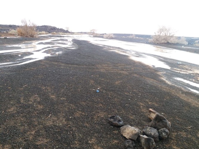 بالصور.. هطول أمطار متفرقة على جنوب منطقة حائل