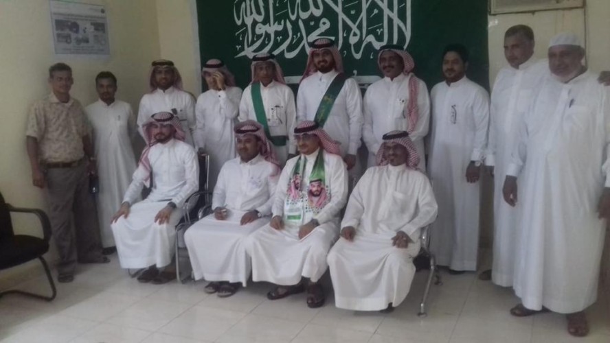 منسوبي فرع خدمات المياه بمحافظة ضمد يجددون البيعه الرابعة لخادم الحرمين الشريفين الملك سلمان بن عبدالعزيز وولي عهده الأمير محمد بن سلمان