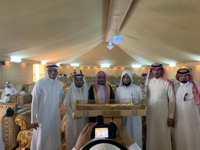 فرع وزارة العدل بمنطقة جازان يكرم الشيخ ناصر الحكمي بمناسبة تقاعده