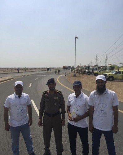 مدني رابغ ينفذ فرضية حريق ناتج عن ناقلة غاز مسال