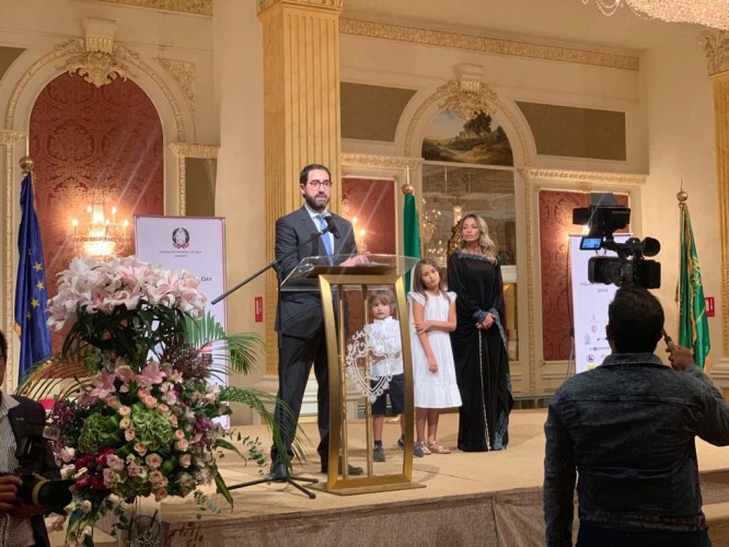 جامعة الاعمال والتكنولوجيا تشارك في احتفالية اليوم الوطني لإيطاليا بجدة