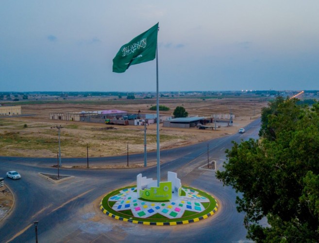 إفتتاح ميدان رؤية 2030 بقوز الجعافرة بجازان.. صورة ملهمة للمارة