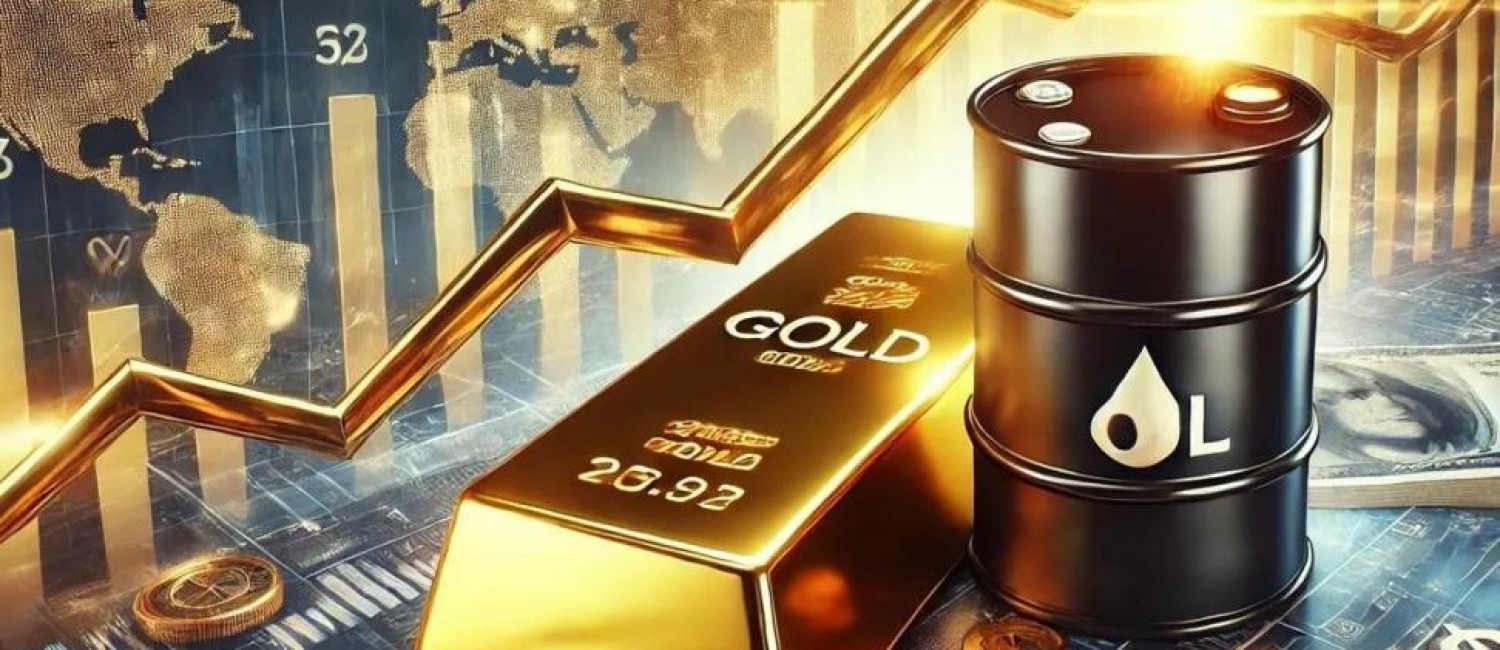 ارتفاع أسعار الذهب بعد تراجع أسعار النفط