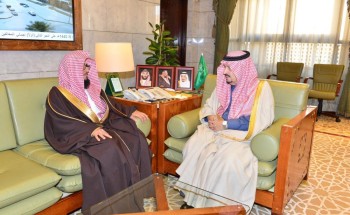 الأمير فيصل بن بندر يستقبل نائب وزير الشؤون الإسلامية والدعوة والإرشاد