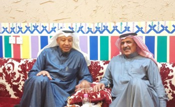 الإعلامي سعيد العجل في زيارة خاصة للاستاذ عبدالله عسيري