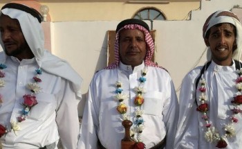 قرية القرص تستحضر ماضي الأباء والاجداد في حفل زواج ابنها عبدالمحسن