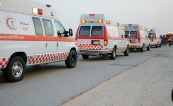 وفاة وإصابة 4 موظفين بمستشفى القريات وهم في طريقهم للحد الجنوبي.. و”الصحة” تنعاهم