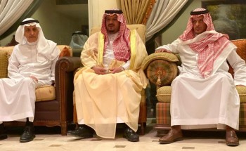 سمو نائب أمير منطقة الرياض يقدم العزاء في وفاة إبراهيم السلوم – رحمه الله –