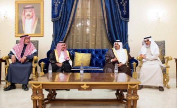 سمو نائب أمير الرياض يعزي في وفاة سمو الأمير تركي بن عبدالله بن سعود