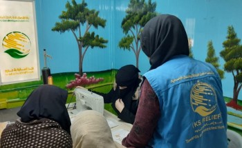 برامج تعليمية متنوعة يقدمها المركز السعودي لخدمة المجتمع للاجئين السوريين في مخيم الزعتري