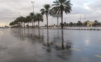 أمطار غزيرة على حائل صباح اليوم والمدني يحذر من التغيرات الجوية