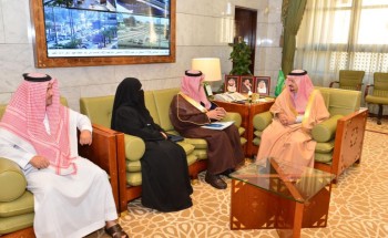 سمو الأمير فيصل بن بندر يستقبل الأمين العام لمؤسسة الملك عبدالعزيز