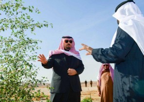 سمو الأمير فيصل بن خالد بن سلطان يدشن المرحلة الثانية من مشروع تأهيل وادي عرعر بيئياً وتنموياً