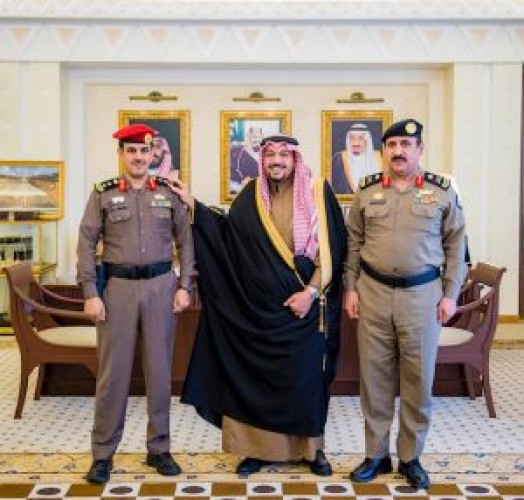 أمير القصيم يقلد مدير شعبة أمن الإمارة العقيد المطيري رتبته الجديدة